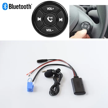 Для Benz Smart_450_AUX Line_Bluetooth Музыкальный микрофон Телефон Беспроводная кнопка Bluetooth Управление Музыкальный плеер carplay