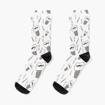 Крутые носки для зубных имплантатов летние носки мужские хлопчатобумажные спортивные носки