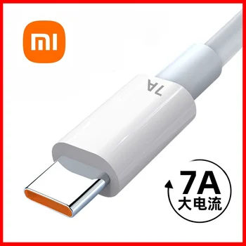 Xiaomi 7A 100 Вт USB Type C Сверхбыстрый Зарядный Кабель для Huawei P40 P30 Fast Charing Data Cord для Xiaomi Mi 12 Pro Oneplus Realme