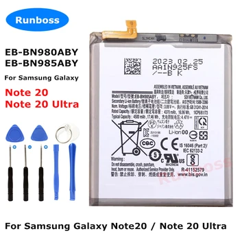 Оригинальный аккумулятор EB-BN980ABY EB-BN985ABY для Samsung Galaxy Note20, Note 20 N980 SM-N980F/DS, Note 20 Ultra, N985B, N985U, N985U1