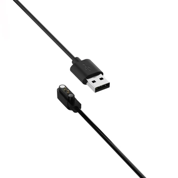 2023 Новый 2-контактный Мощный магнитный зарядный кабель USB-кабель для зарядки, черный для умных часов Kieslect Watch K10 K11