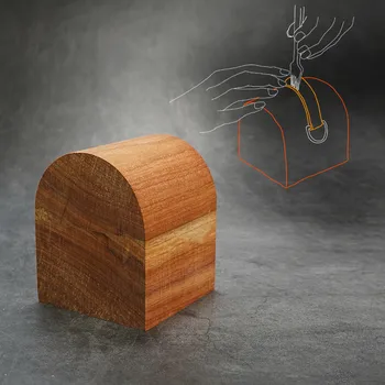1 шт. дизайнерский кожаный ремесленный изгиб, фиксированная форма, клеевая строчка, аксессуары для ручного инструмента из дерева