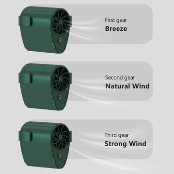 Электрический вентилятор Портативный настольный охлаждающий вентилятор Бесшумная работа USB аккумуляторная батарея продолжительностью от 4 до 6 часов для путешествий в помещении и на открытом воздухе
