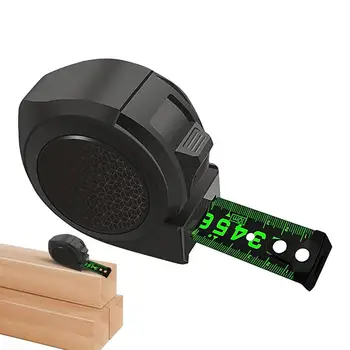 Стальная рулетка, флуоресцентный инструмент для шитья по телу, измерительная линейка с контролем втягивания, Эргономичная Плоская рулетка для дома