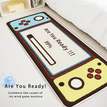 Ковер для игрового автомата Creative Switch из искусственного кашемира, Игровое Киберспортивное одеяло для детской спальни, Плюшевый коврик