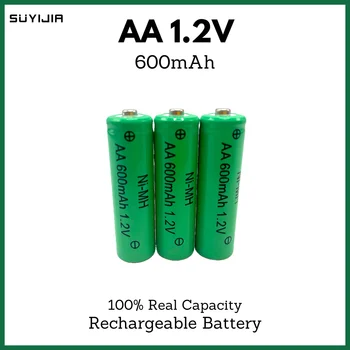 Аккумуляторная батарея 1.2 V AA 600mAh Ni-MH для камеры, фонарика, пульта дистанционного управления, MP3 / MP4 плеера, электробритвы, запасная батарея.