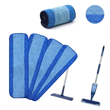 Microfiber Replacement Mop Head Flat Mop Floor Clean Cloth Dry And Wet Dual-purpose Lightning Offers Сменная насадка для швабры