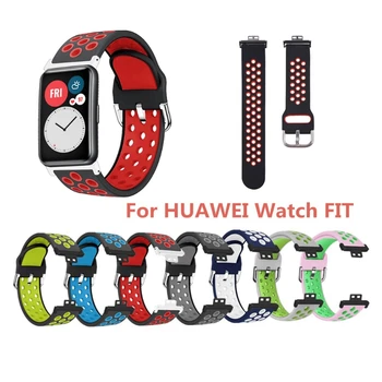 для Huawei Watch, подходит для смарт-часов, регулируемый ремешок, устойчивый к поту, мягкий браслет, спортивный браслет, водонепроницаемый H8WD