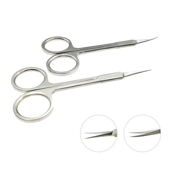 Инструмент для пластической хирургии из нержавеющей стали 10 см, ножницы для разрезания мелких тканей, ножницы для тканей