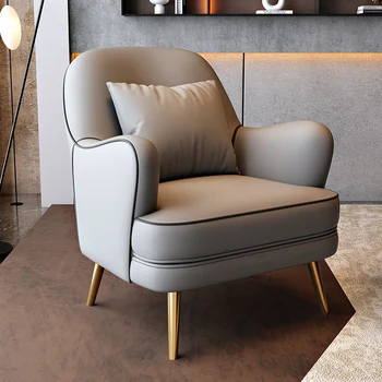 Скандинавские Одноместные диваны для гостиной, кресло, Роскошные дизайнерские Диваны для гостиной, Офисные диваны Da Soggiorno, Мебель для дома YY50SF