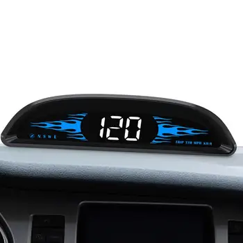 Автомобильный спидометр HUD, универсальный головной дисплей, Цифровой спидометр Hud, GPS-спидометр с сигнализацией о превышении скорости, усталость при вождении.