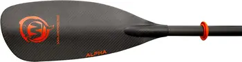 Рыболовное весло для каяка Angler Carbon | Лезвие из углеродного волокна |Регулируемый стержень из углеродного волокна (240-260 см), черный
