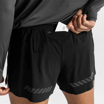 2023 Повседневные летние Новые мужские шорты, быстросохнущие тонкие брюки для бега трусцой, модные трехсторонние брюки для упражнений