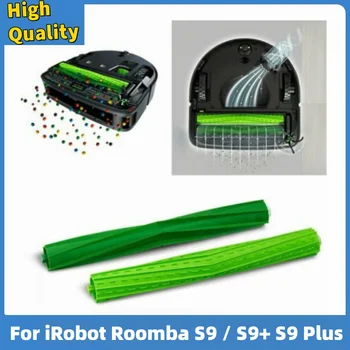 Двойная Многоповерхностная Резиновая Щетка-Валик для Замены Робота-Пылесоса iRobot Roomba S9/S9 + S9 Plus