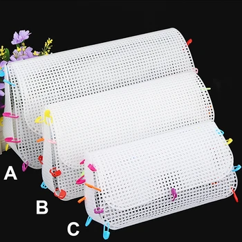 Прозрачная пластиковая сетчатая ткань, кошелек, сумка-мессенджер, сетчатый коврик, нитки для шитья, крючок для начинающих, инструмент для ткачества своими руками