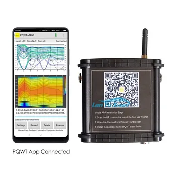 Мобильный детектор воды PQWT-M100 оборудование для подземных геофизических исследований детектор грунтовых вод