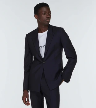 Новый пиджак, мужской приталенный, деловой, профессиональный, повседневный костюм, простой топ для поездок на работу, мужской