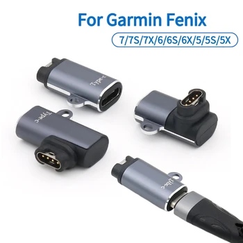 Портативный адаптер зарядного устройства с отверстием для шнура Type-C/ 8 Pin/Micro USB Конвертер зарядных устройств Поддерживает передачу данных для Garmin Venu 2
