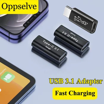 USB3.1 Тип C 5A Адаптер Быстрой Зарядки 10 Гбит/с Высокоскоростная Передача Adaptador Конвертер Для Samsung Xiaomi Телефон Ноутбук Планшет