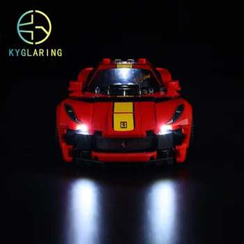 Комплект светодиодных ламп Kyglaring для конструктора LEGO 76914 Speed Champions Ferrari 812 blocks car (в комплект входит только комплект ламп)