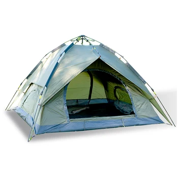 Всплывающая палатка для кемпинга Водонепроницаемая двухслойная 3-4 палатки для кемпинга на заказ беседка