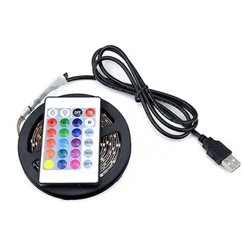 USB Светодиодные ленты RGB пульт дистанционного управления подсветка телевизора в комнате Декоративное освещение