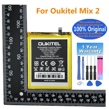 Новый Оригинальный высококачественный аккумулятор для мобильного телефона Oukitel Mix 2 Mix2 емкостью 4080 мАч, сменные батареи Batteria + номер отслеживания