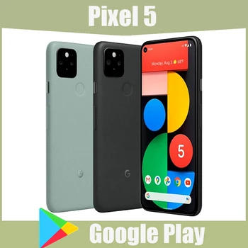 Смартфон Google Pixel 5 Snapdragon 765G Мобильный телефон с аккумулятором 4080 мАч 6,0 ” Дисплей Android 11 Global Rom
