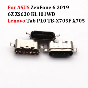 1-10 шт. USB Зарядное Устройство Порт Зарядки Разъем Док-станции Для ASUS ZenFone 6 2019 6Z ZS630KL I01WD Lenovo Tab P10 TB-X705F X705