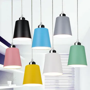Креативное освещение в скандинавском стиле, железный постмодернистский минималистичный домашний декор, люстры для помещений, рестораны, магазины светодиодных светильников