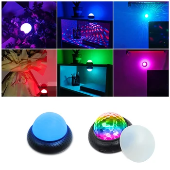 1-4 шт 2 в 1 Мини-Диско-Фонари USB Перезаряжаемые RGB Шаровые Фонари Со Звуком, Активируемый Атмосферный Свет Для Вечеринки, Свадебного Автомобиля, DJ Show Lamp