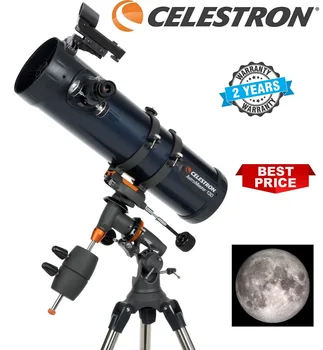 Телескоп Celestron 31045 AstroMaster 130EQ 130mm F5 с ньютоновским Рефлектором - Полностью Покрытая Стеклянная Оптика, Штатив с регулируемой высотой