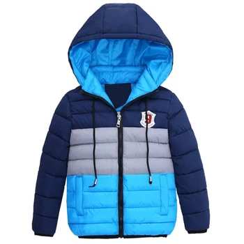 Зимние пальто для мальчиков, детские куртки на молнии, толстая зимняя куртка с капюшоном для мальчиков, высококачественное детское зимнее пальто, детская одежда 4, 6, 8 лет