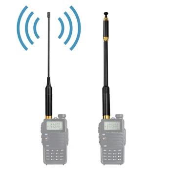 Антенна Рации для RT5R, RT6, RT7, RT29, Двухдиапазонные Антенны UHF + VHF 144/430 МГц SMA-F 896C