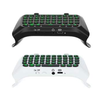 Клавиатура с зеленой подсветкой для контроллера PS5 Edge Беспроводная мини-клавиатура для контроллера PS5 для обмена сообщениями в игре LiveChat 3XUE