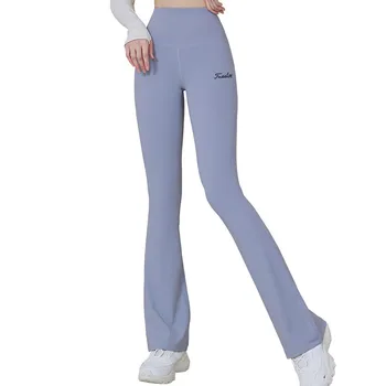 Женские брюки для гольфа, летняя модная спортивная одежда для гольфа, быстросохнущие брюки, Тонкие дышащие Длинные брюки для дам, брюки для гольфа