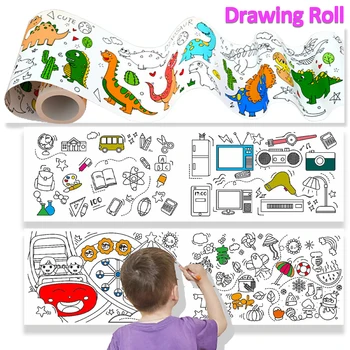 0,85 / 3 м, детские наклейки с граффити, красочные бумажные наклейки с граффити, детские развивающие игрушки для рисования своими руками