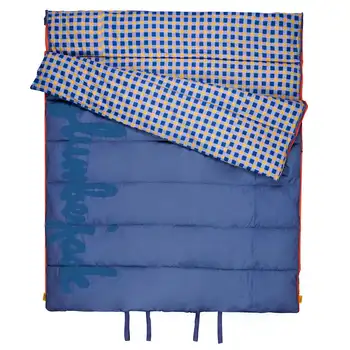 Роскошный спальный мешок Lake 30 градусов на 2 персоны, синий, 70 г. Спальный мешок для кемпинга на открытом воздухе, надувной шезлонг для кемпинга Emerg