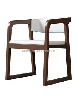 Новый китайский чайный стул из массива дерева легкий роскошный чайный стул обеденный стол стул с подлокотником чайный столик классический чайный столик чайная комната