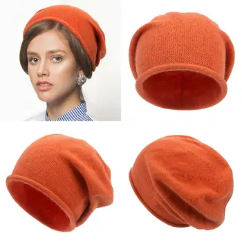 Аксессуар для зимней одежды, теплая шерстяная шапка, уютные стильные женские зимние шапки, вязаные эластичные морозостойкие шапочки для хранения