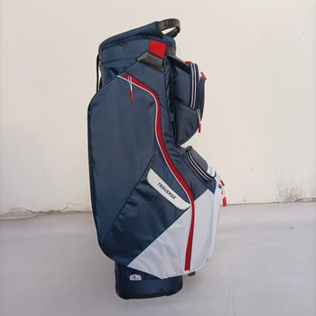 2023 Новая мужская синяя легкая нейлоновая сумка для гольфа на 14 лунок