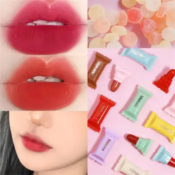 Стойкая подарочная коробка для мини-макияжа Candy Beauty, водостойкий блеск для губ, набор увлажняющих губных помад, многоцветный набор