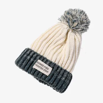 Шапки для шерстяной вязаной шапки Зимние шапки для женщин с толстой теплой подкладкой для женщин, кепка для холодной погоды, мужская шапка для бега, толстые теплые кепки с подогревом