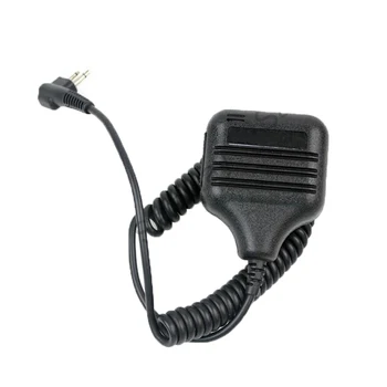 Черный радиоприемник с динамиком и микрофоном для Motorola CP200 CP200D CP185 EP450