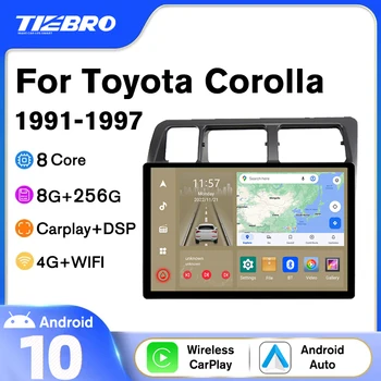 TIEBRO 13-дюймовый Автомобильный Радиоприемник Y1 для Toyota Corolla Sprinter RHD AT 1991-1997 1920*1200 P Smart Car Systems Player Carplay NO 2din DVD