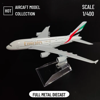 A3 Масштаб 1:400 Металлическая Копия Самолета Emirates Airlines A380 B777, Отлитая под давлением Модель Авиационного Самолета, Коллекционные Игрушки для Мальчика