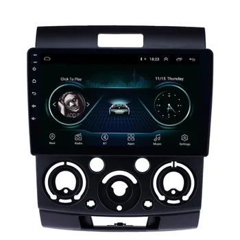 9-Дюймовый Автомобильный Мультимедийный Плеер Android 10 GPS Навигация Автомобильное Радио Для Ford Everest ranger Mazda BT-50 2006-2010