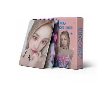 55 шт./компл. открыток Kpop Idol Lomo, фотокарточек GIDLE, фотокарточек Song Yuqi SOLO, открытки для коллекции поклонников
