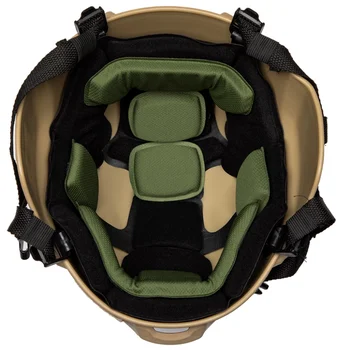 Система подвески шлема Военный шлем Регулируемый ремешок Быстросъемный Аксессуар для охотничьего шлема на открытом воздухе Губчатая прокладка