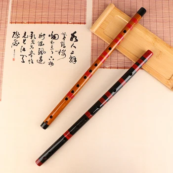 Профессиональный музыкальный инструмент 1Шт, традиционный для начинающих, бамбуковые флейты в китайском стиле, Деревянные духовые флейты, Музыкальные инструменты